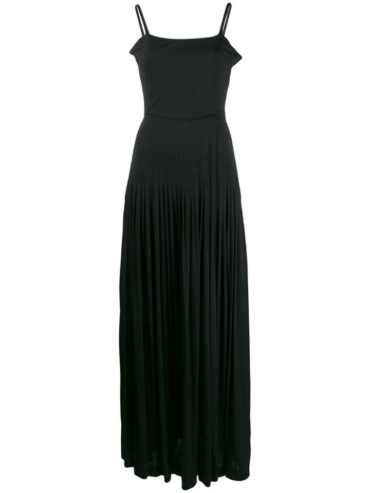 A.n.g.e.l.o. Vintage Cult 1970's Flared Maxi Dress - Black