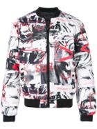 Versace Jeans Printed Bomber Jacket - Multicolour