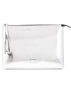No21 Metallic Zipped Clutch