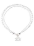 Astley Clarke Lotus Biography Bracelet, Women's, Metallic, Sterling Silver/moon Stone/diamond