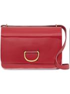 Burberry The Medium Patent Leather D-ring Bag - Red