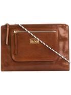 Aries Logo Patch Clutch - Brown