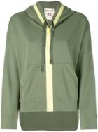 Semicouture - Zip Up Hoodie - Women - Cotton - 40, Green, Cotton