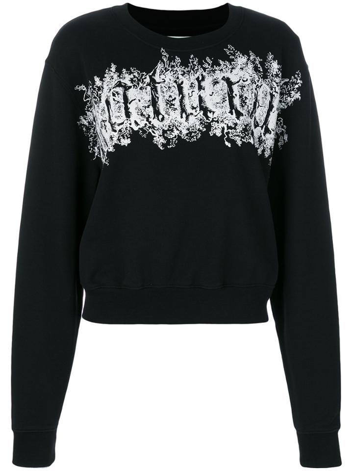 Off-white Graphic Print Sweatshirt - Black