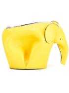 Loewe 'elephant' Purse, Women's, Yellow/orange, Leather