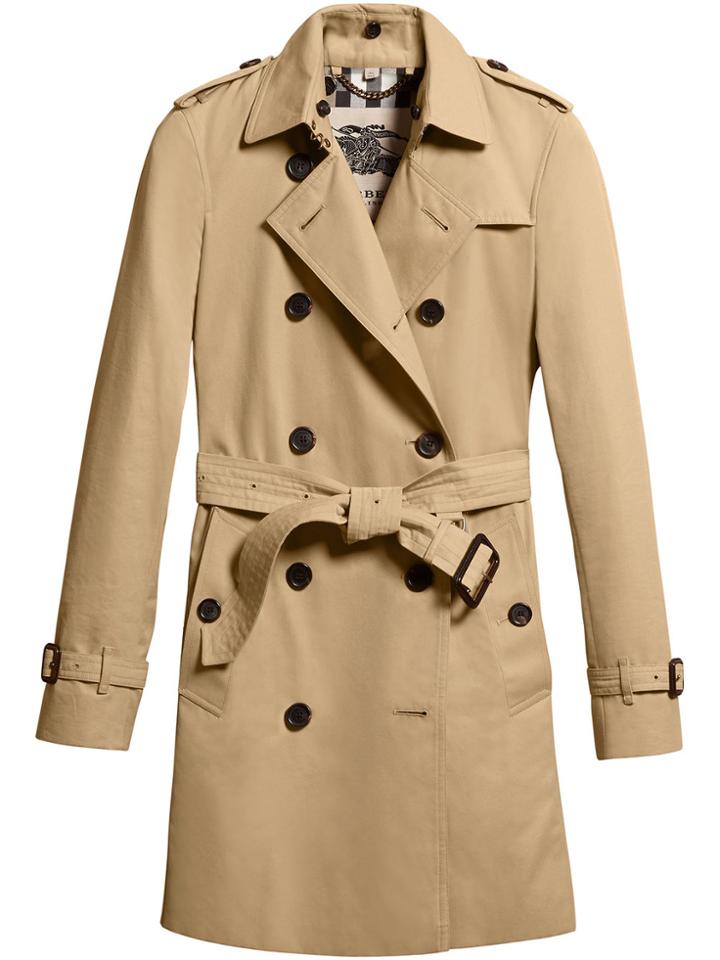 Burberry Kensington Mid-lenght Trench Coat - Nude & Neutrals