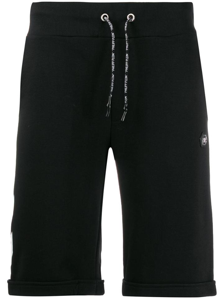 Philipp Plein Statement Track Shorts - Black
