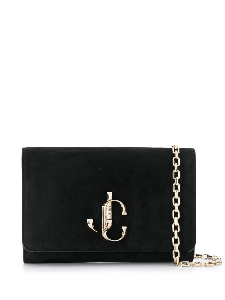 Jimmy Choo Varenne Chain Clutch - Black
