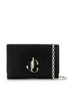 Jimmy Choo Varenne Chain Clutch - Black