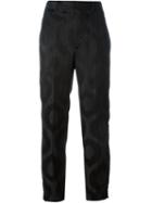 Isabel Marant 'syd' Jacquard Trousers, Women's, Size: 42, Black, Ramie/viscose/acetate/cotton