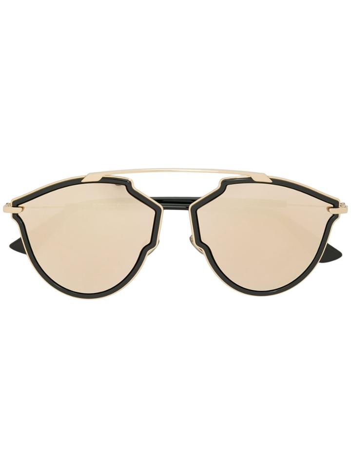 Dior Eyewear So Real Aviator Sunglasses - Black