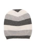 Il Gufo Striped Beanie, Boy's, Size: 50 Cm, Grey