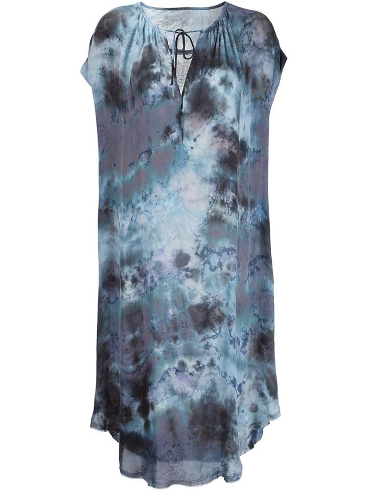 Raquel Allegra Tie Dye Silk Dress