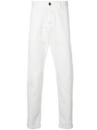 Eleventy Classic Fitted Trousers - White