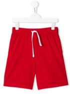 Chiara Ferragni Kids Sports Style Shorts - Red