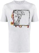 Versace Collection Print T-shirt - Grey