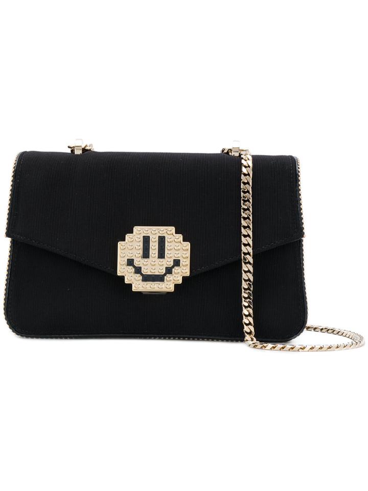 Les Petits Joueurs Smiley Clutch - Black
