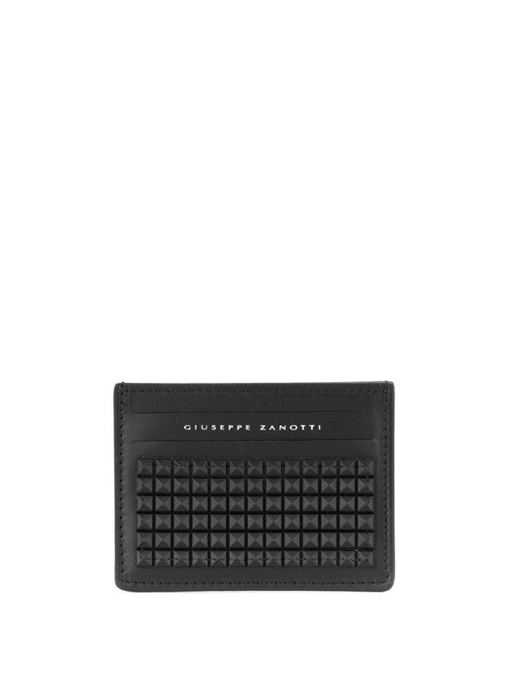 Giuseppe Zanotti Studded Cardholder - Black