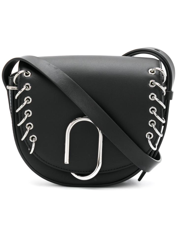 3.1 Phillip Lim Ring Trim Alix Mini Saddle Crossbody Bag - Black