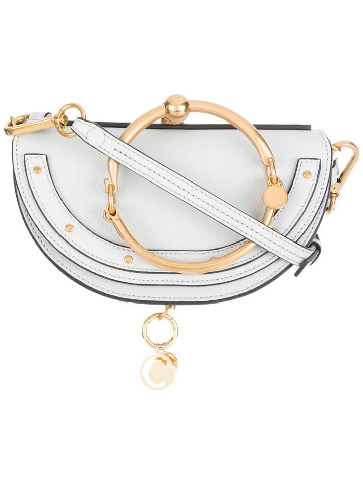 Chloé Nile Minaudière Bag - Grey