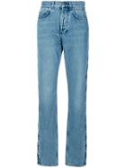 Givenchy Star Patch Slouchy Jeans - Blue
