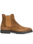 Common Projects Chamois Leather Chelsea Boots - Brown