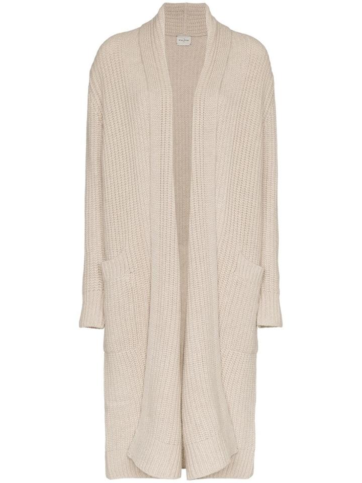 Le Kasha Bermuda Cashmere Cardigan - Nude & Neutrals