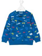 Stella Mccartney Kids Embroidered Name Sweatshirt, Boy's, Size: 6 Yrs, Blue