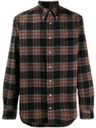 Gitman Vintage Plaid Revised Camp Shirt - Black
