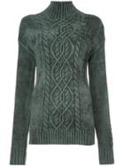 Sies Marjan Cable Knit Sweater - Green