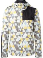 The North Face Triangle Print Windbreaker, Men's, Size: Small, Polyester/nylon