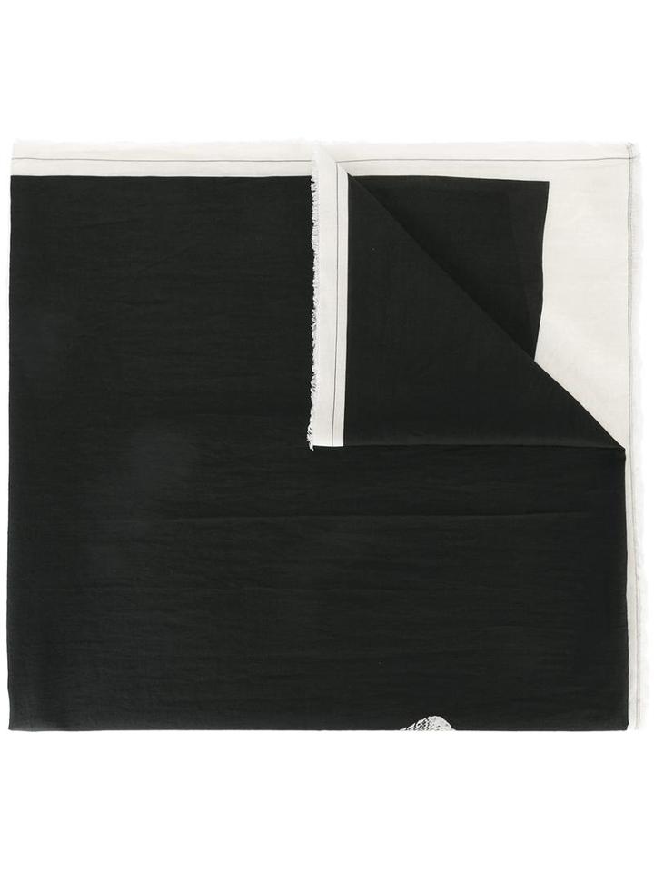 Lost & Found Ria Dunn Body Print Scarf, Adult Unisex, Black, Cotton
