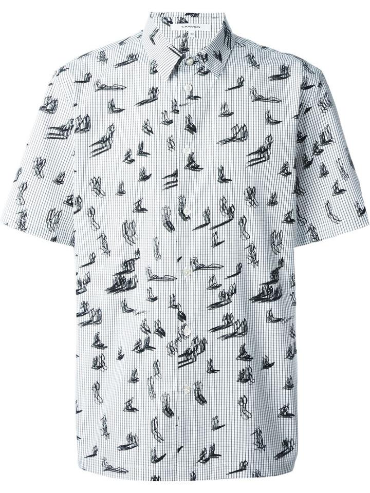 Eleventy Printed Shortsleeved Shirt