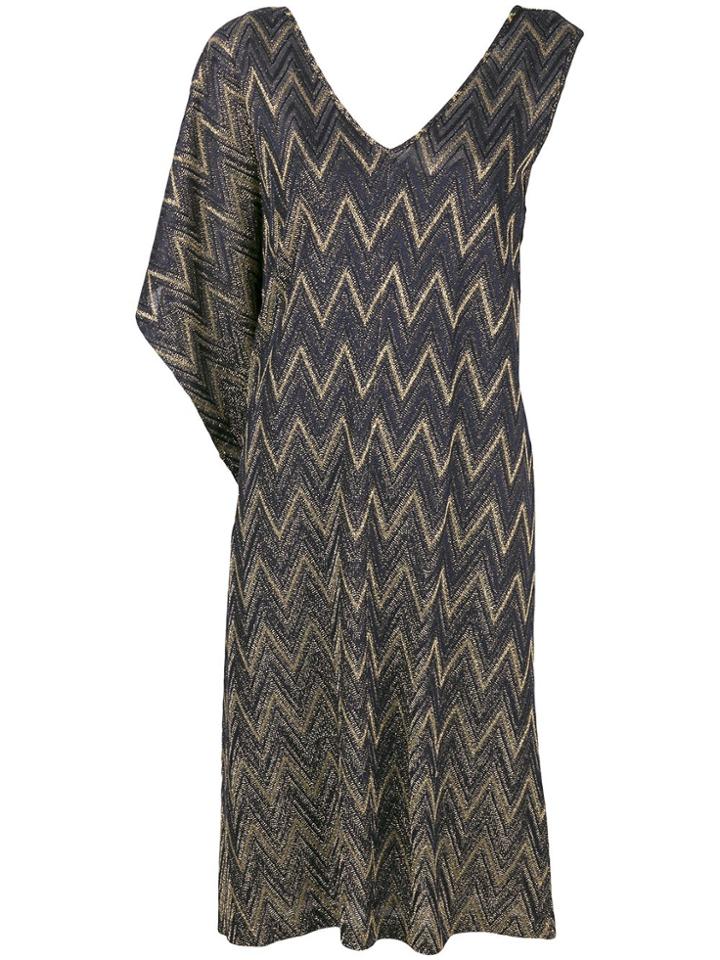 Missoni Metallic Sheen Kaftan Dress - Blue