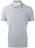 Brunello Cucinelli Plain Polo Shirt, Men's, Size: Medium, Grey, Cotton