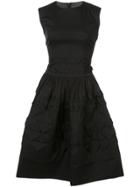 Oscar De La Renta Sleeveless Triangle Mini Dress - Black