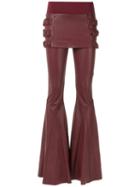 Andrea Bogosian - Leather Trousers - Women - Leather/spandex/elastane/polyimide - P, Red, Leather/spandex/elastane/polyimide