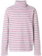 Gosha Rubchinskiy Striped Roll Neck Jumper - Grey