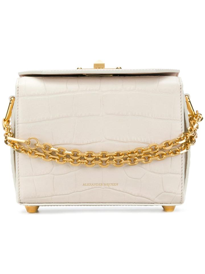 Alexander Mcqueen Box Bag - Neutrals