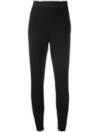 Dolce & Gabbana Piped Skinny Trousers - Black