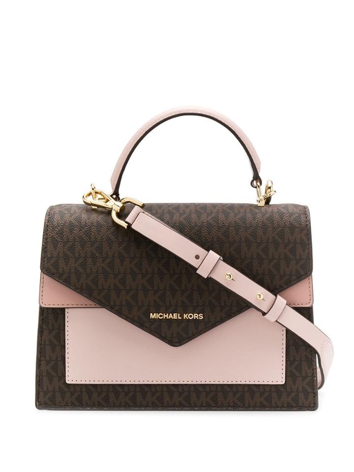 Michael Michael Kors Medium Logo Satchel - Pink