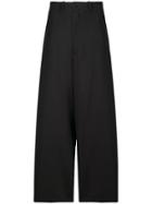 Mcq Alexander Mcqueen Wide Leg Tailored Trousers - Black