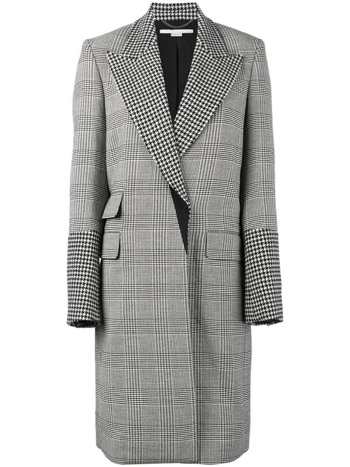 Stella Mccartney Odelia Check Coat - Black