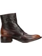 Silvano Sassetti Side Zip Boots, Women's, Size: 36.5, Brown, Leather