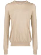 Maison Margiela Elbow Patch Sweater - Brown