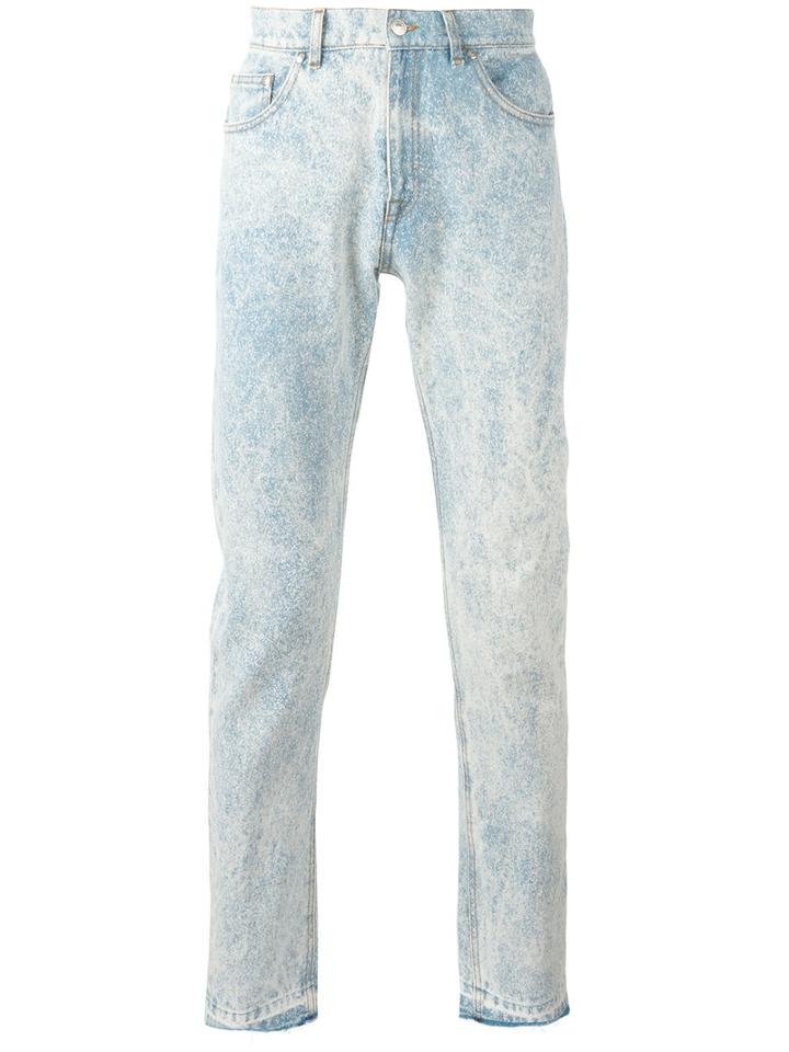 Msgm Slim-fit Jeans, Men's, Size: 46, Blue, Cotton