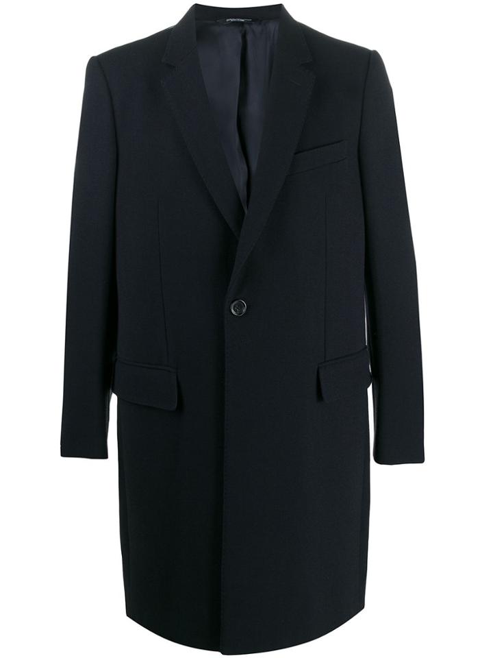 Dolce & Gabbana Single-breasted Coat - Blue