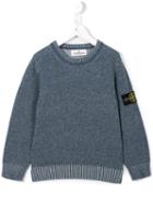 Stone Island Kids Crew Neck Jumper, Boy's, Size: 10 Yrs, Blue