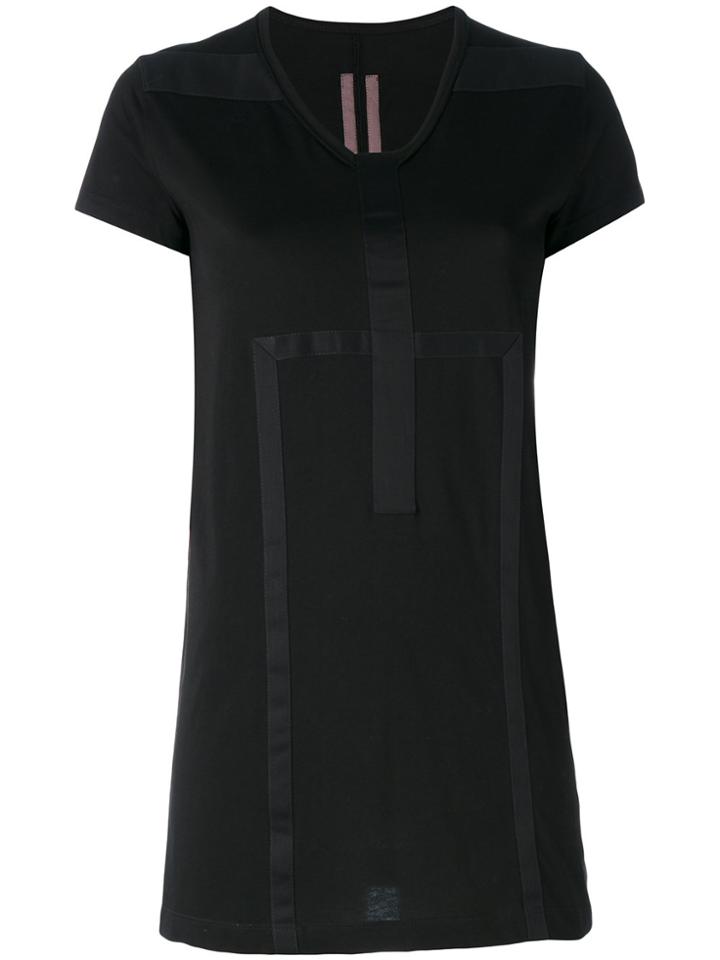 Rick Owens Drkshdw Strap Detail T-shirt - Black