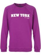 Marc Jacobs New York Sweatshirt - Pink & Purple